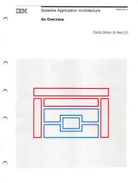 Systems Application Architecture N