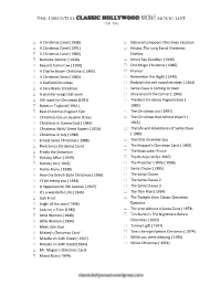 The Essential Holiday Movie List 1930-2000