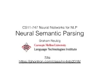Neural Semantic Parsing Graham Neubig