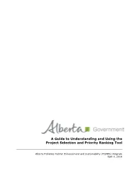 A Guide to Understanding and Using the Project Selection and Priority Ranking Tool