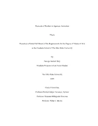 Elements of Realism in Japanese Animation Thesis Presented In