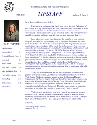 TIPSTAFF Volume II Issue 