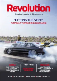 “Hitting the Strip” Pumping up the Volume on Drag Racing