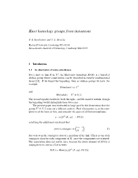 Knot Homology Groups from Instantons