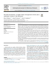 Nocardia Bacteremia: a Single-Center Retrospective Review and A
