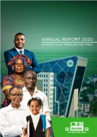 Annual Report 2020 Shared Value Through the Times Contents