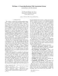 Dclaims: a Censorship Resistant Web Annotations System (Extended Abstract of the Msc Dissertation)