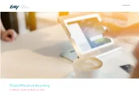 Digital Merchant Acquiring Futuristic Digital Payment Solution Table of Contents