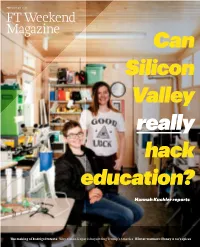 Inside Silicon Valley's Classrooms of the Future