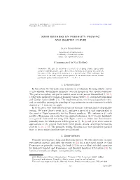Some Remarks on Primality Proving and Elliptic Curves