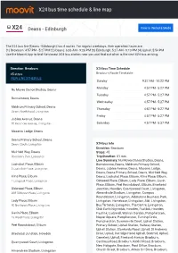X24 Bus Time Schedule & Line Route