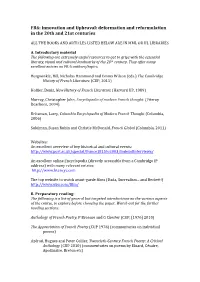FR6: Innovation and Upheaval: Deformation and Reformulation in the 20Th and 21St Centuries