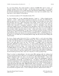 Interview with Ewan Birney