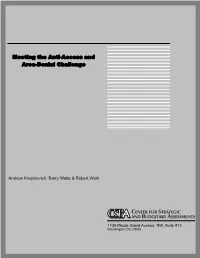 Meeting the Anti-Access and Area-Denial Challenge