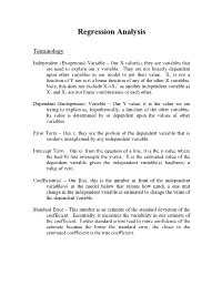 Regression Analysis