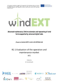 Evaluation of the Operation and Maintenance Market WP2