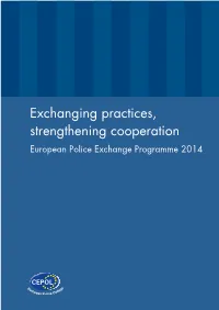 Exchanging Practices, Strengthening Cooperation