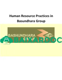 HRM Practice in Bashundhara Group