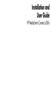 Using the Extender for Windows Media Center” on Page 77