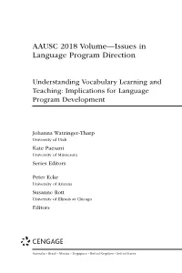 Vocabulary Coverage and Lexical Characterisitics in L2 Spanish Textbooks