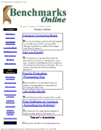 Benchmarks Online, February 2001, Page 1