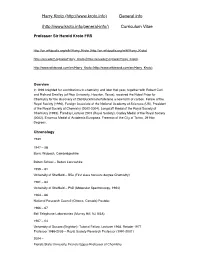 Harry Kroto ( General Info (Http