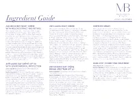 Ingredient Guide