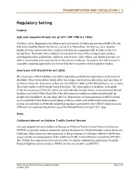 Regulatory Setting