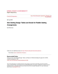 Tables and Stools for Flexible Seating Arrangements