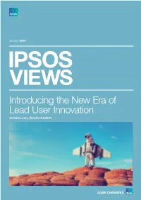 Introducing the New Era of Lead User Innovation Andrew Leary | Sandro Kaulartz