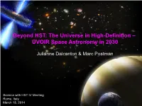 2014 Science with the Hubble Space