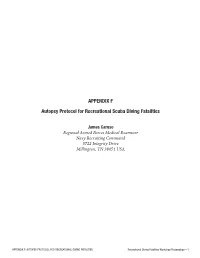 APPENDIX F Autopsy Protocol for Recreational Scuba Diving Fatalities