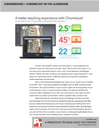 Chromebooks + Chromecast in the Classroom