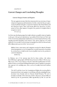 Current Changes and Concluding Thoughts