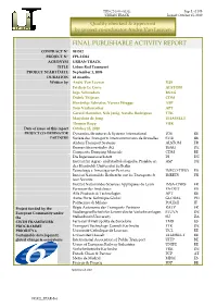 Final Publishable Activity Report