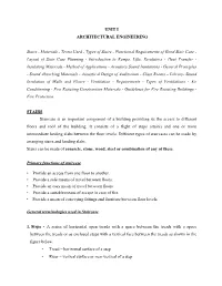 Functional Requirements of Good Stair Case