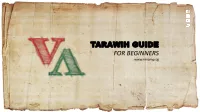 TARAWIH+GUIDE+ +REVAMP.Pdf