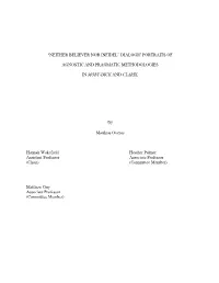 Dialogic Portraits of Agnostic and Pragmatic