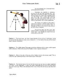 Early Observations, from Telescopes to Spacecraft