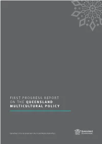 First Progress Report on the Queensland Multicultural Policy