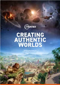 Frontier Developments Plc Annual Report and Accounts 2020 Creating Authentic Worlds