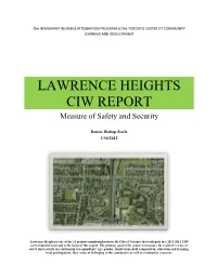 LAWRENCE HEIGHTS CIW REPORT Measure of Safety and Security
