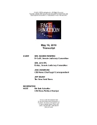 May 16, 2010 Transcript