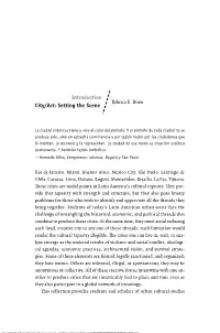 Setting the Scene Rebecca E. Biron