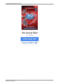 The Sword Thief by Peter Lerangis
