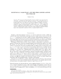 Exceptional Collections, and the Néron–Severi Lattice