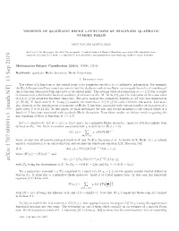 Moments of Quadratic Hecke $ L $-Functions of Imaginary Quadratic