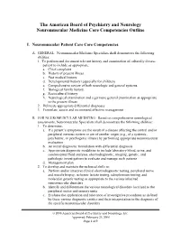 Neuromuscular Medicine Core Competencies Outline