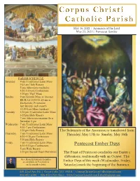 Pentecost Ember Days