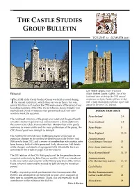 The Castle Studies Group Bulletin